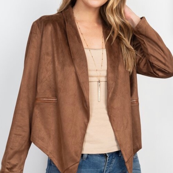 Jackets & Blazers - FINAL PRICE Brown Suede Jacket
